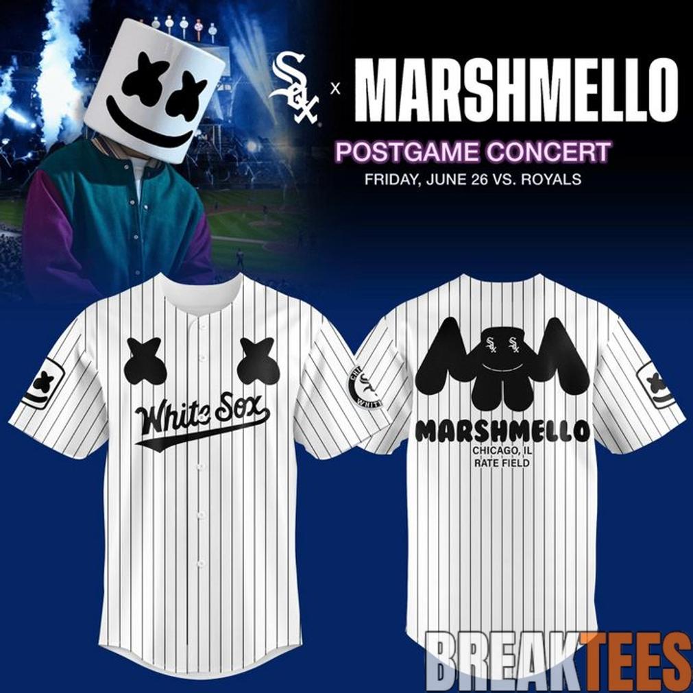 Chicago White Sox x Marshmello Postgame Concerts Baseball Jersey