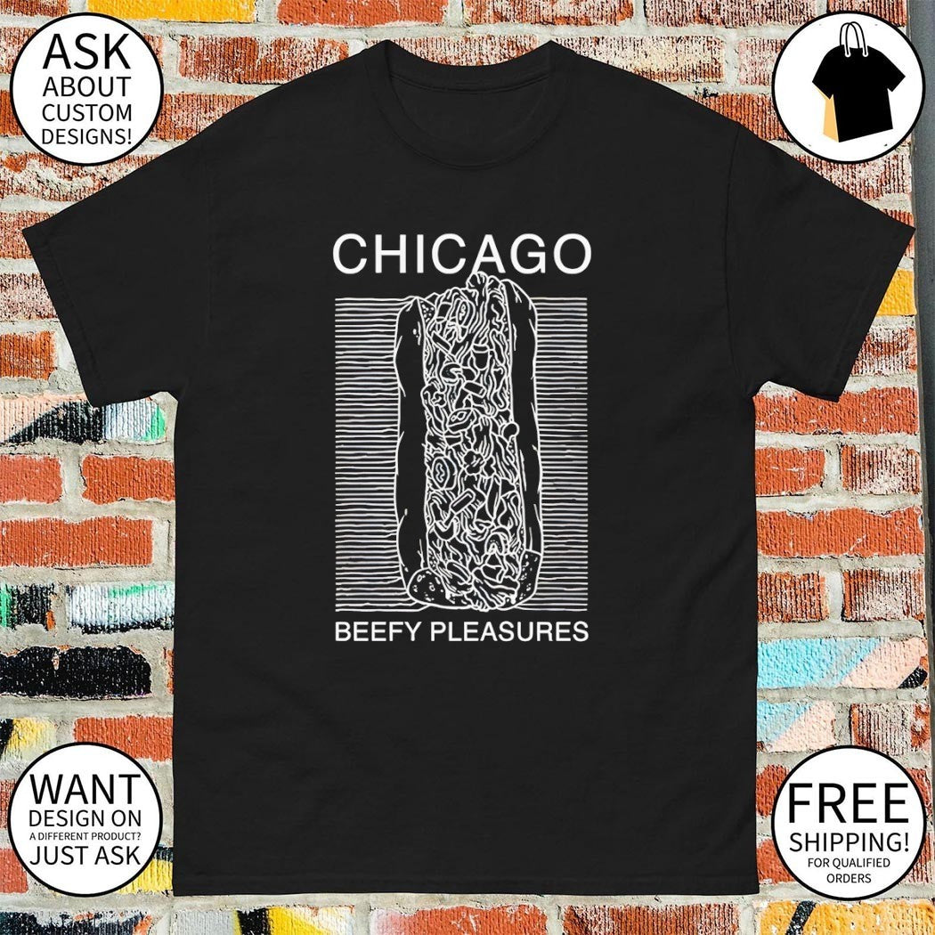 Chicago’s Known Pleasures Hot Dog vintage shirt