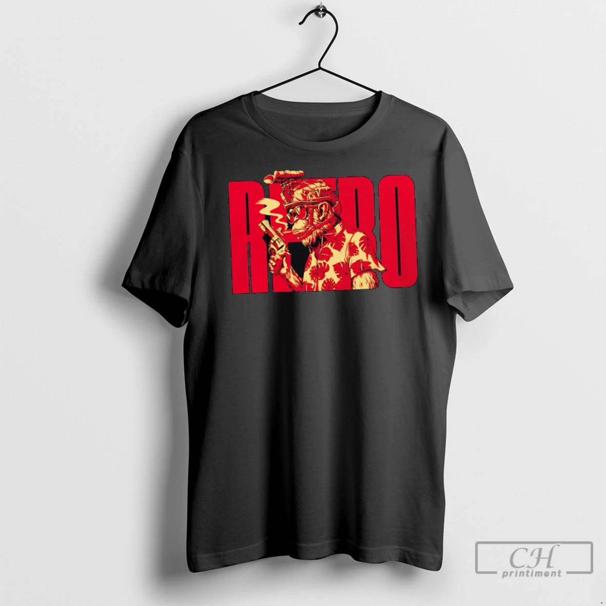 Chill Chimp Red Gun Retro Rifle