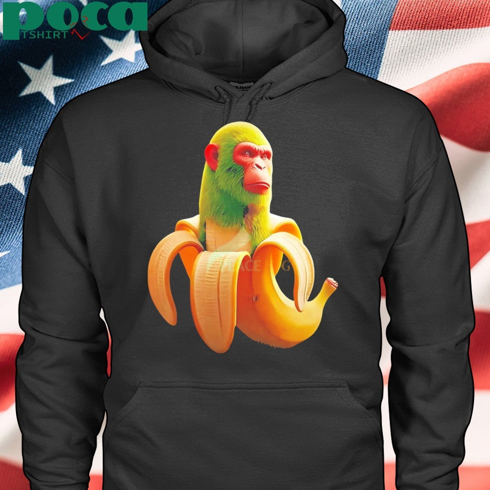 Chimpanzini Bananini Brainrot Character Meme Shirt