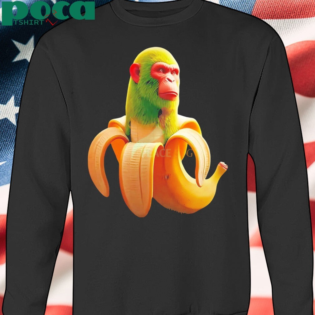 Chimpanzini Bananini Brainrot Character Meme Shirt