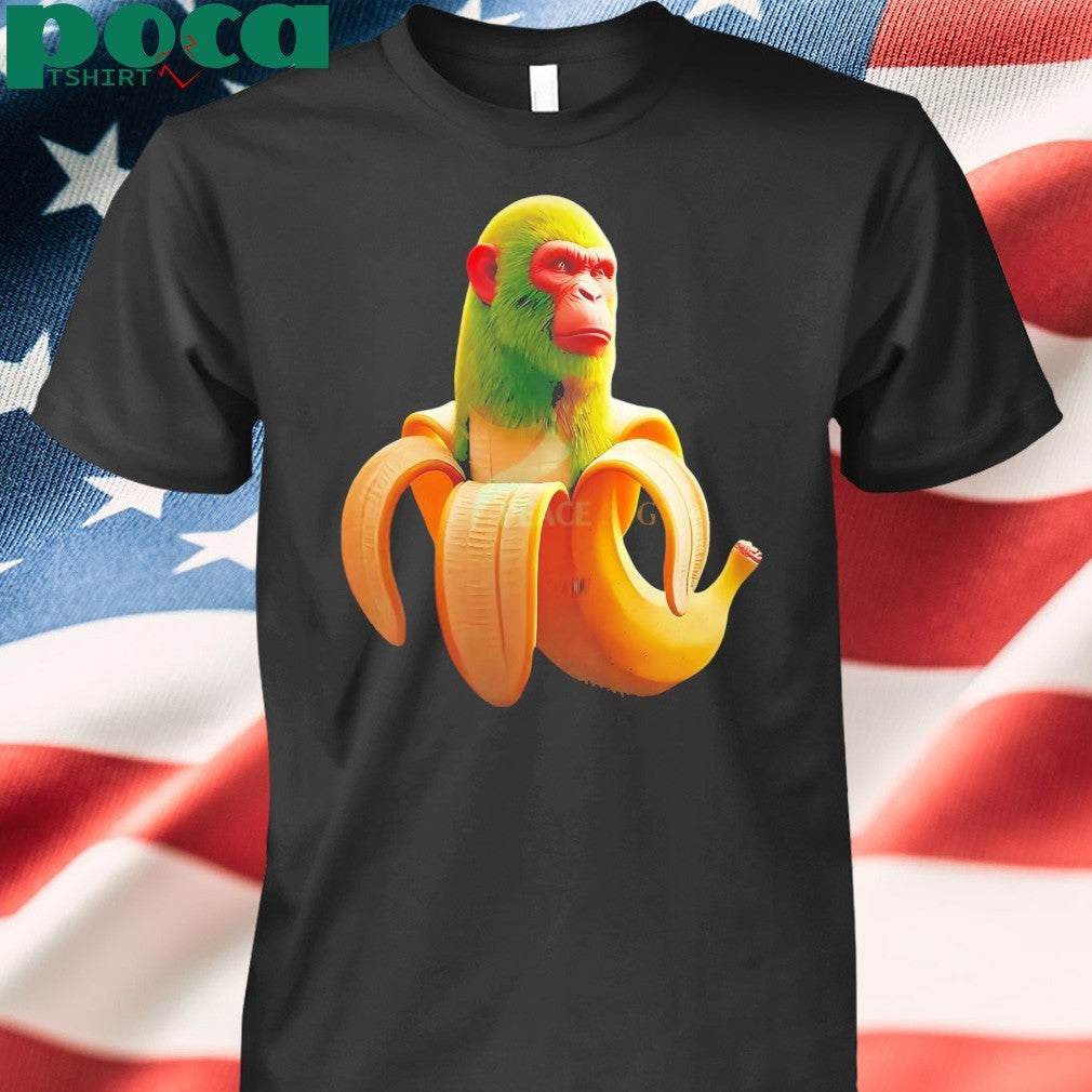 Chimpanzini Bananini Brainrot Character Meme Shirt
