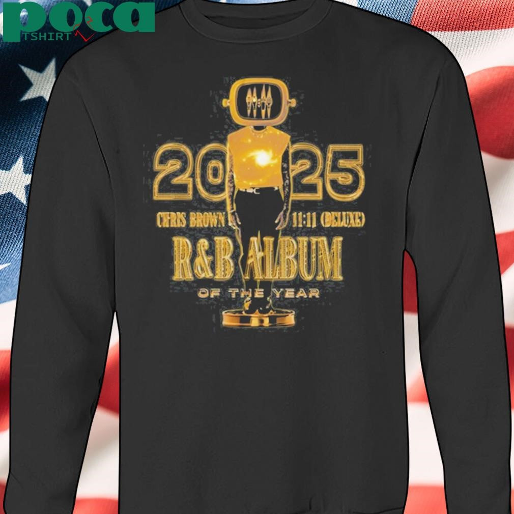 Chris Brown Best R&B Album Statue shirt