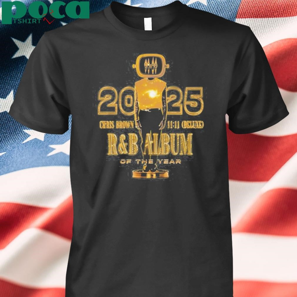 Chris Brown Best R&B Album Statue shirt