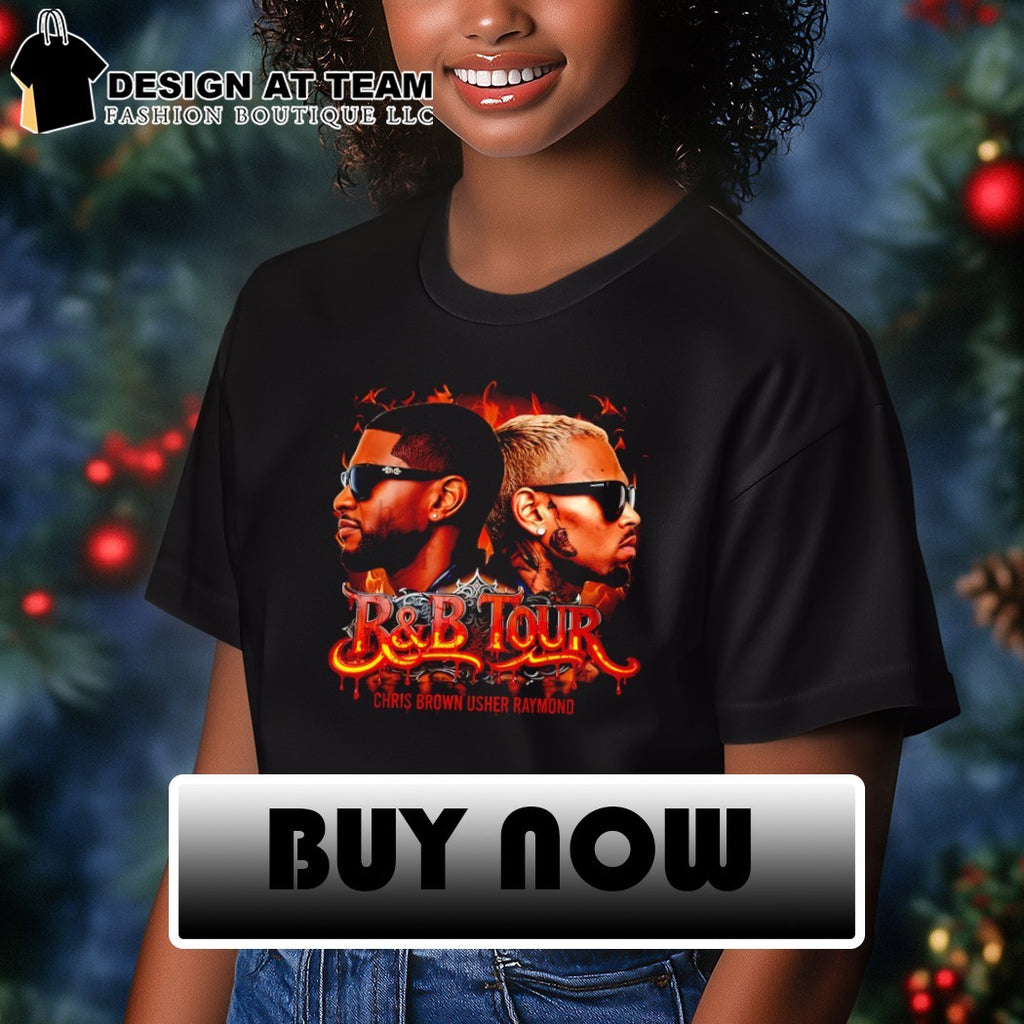 Chris Brown Usher Raymond R and B tour concert 2026 shirt