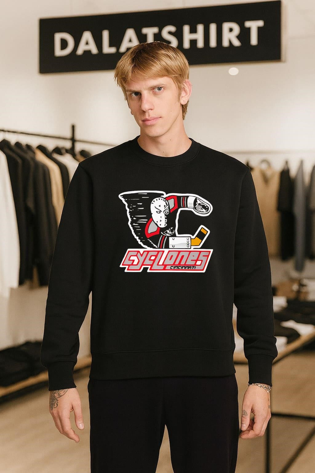 Cincinnati Cyclones Hockey Mask Tornado Logo shirt