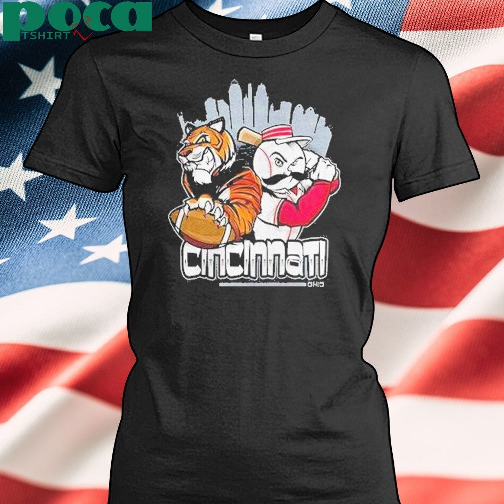 Cincinnati Ohio Sports Team Mascot Shirt
