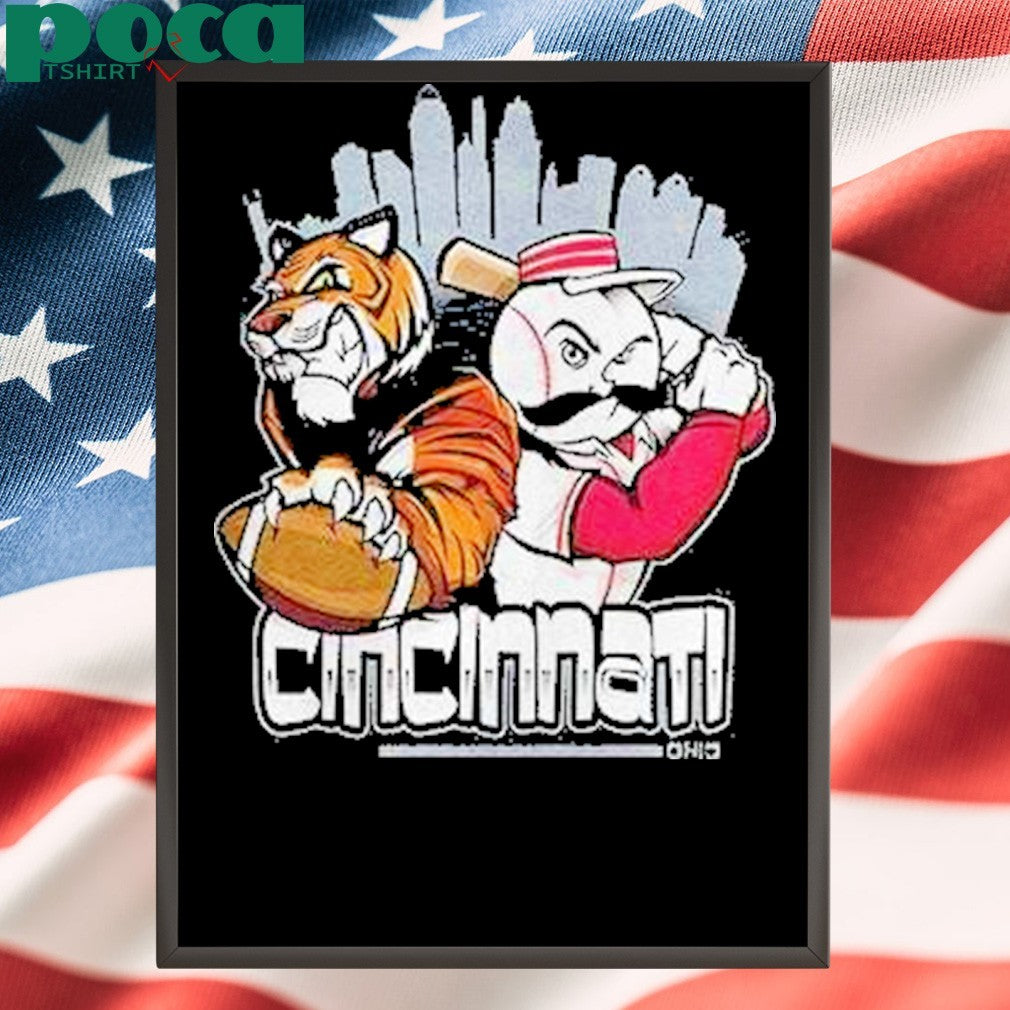 Cincinnati Ohio Sports Team Mascot Shirt