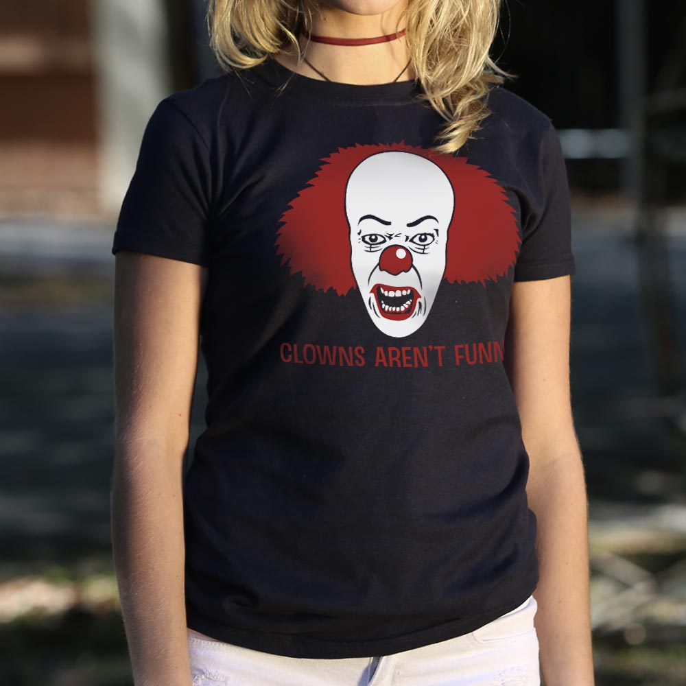 Clowns Aren't Funny Scary Horror Clown Face