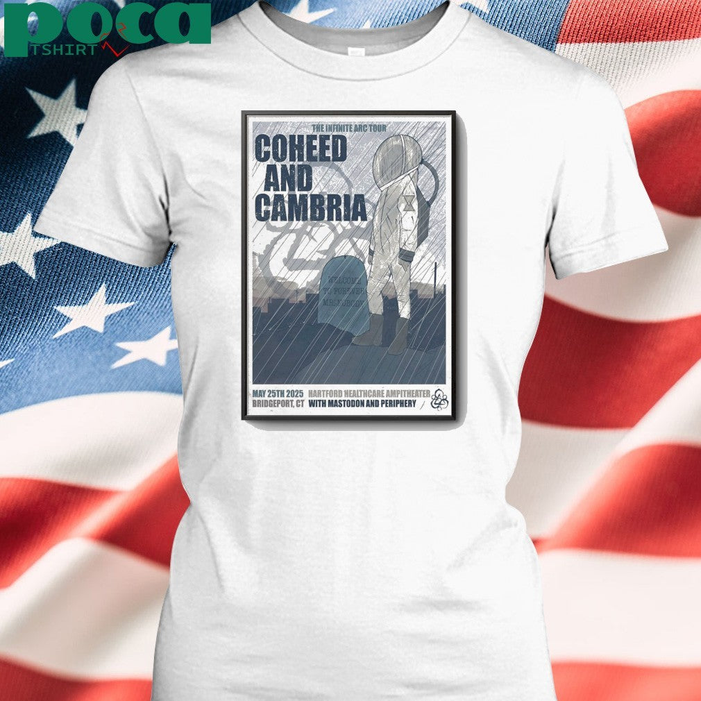 Coheed And Cambria 5-25-2025 Bridgeport CT Poster shirt