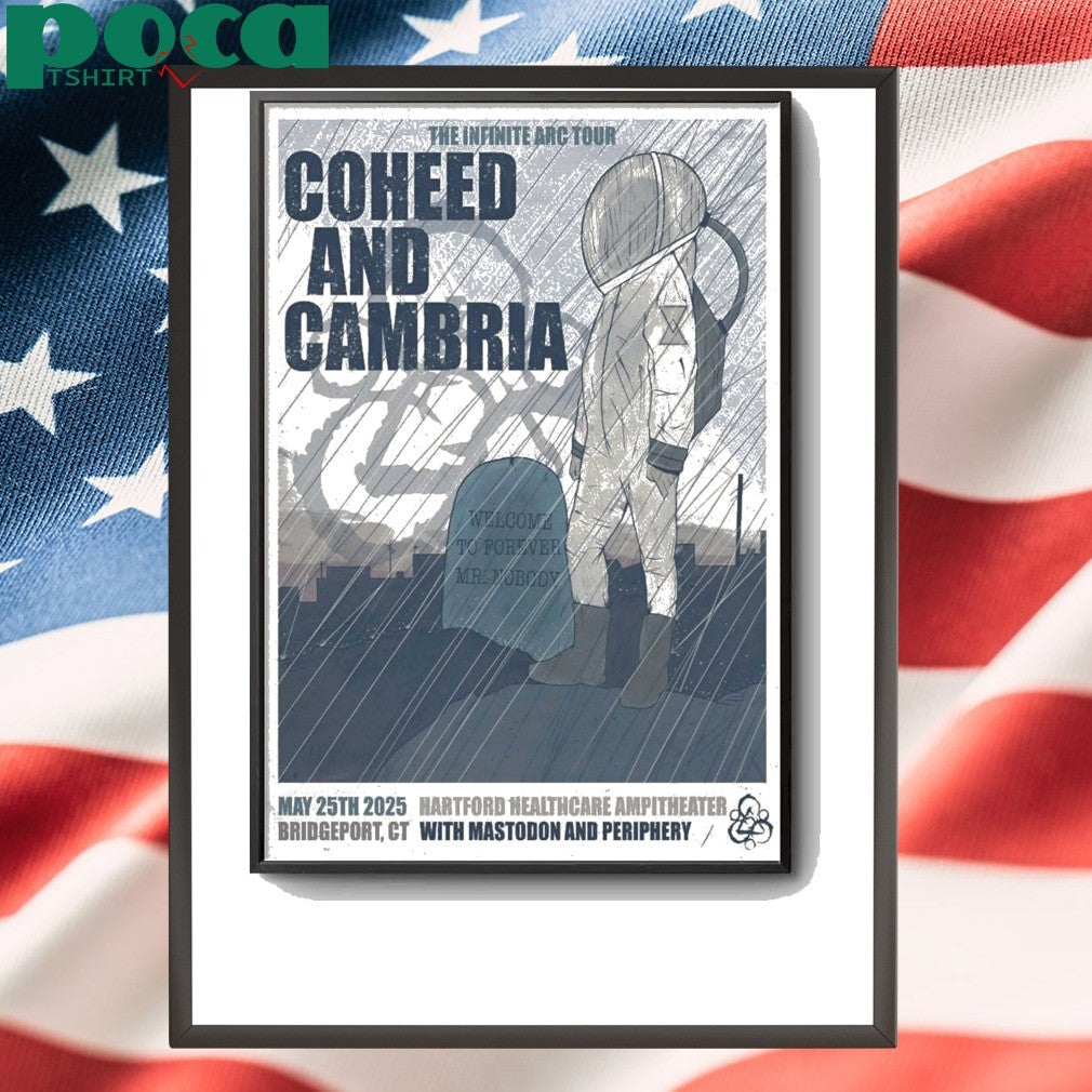 Coheed And Cambria 5-25-2025 Bridgeport CT Poster shirt