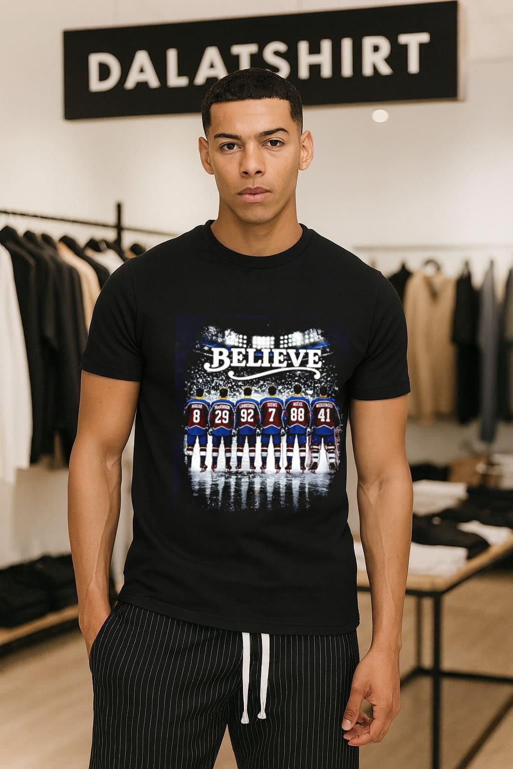 Colorado Avalanche Believe Hockey Players Stadium shirt