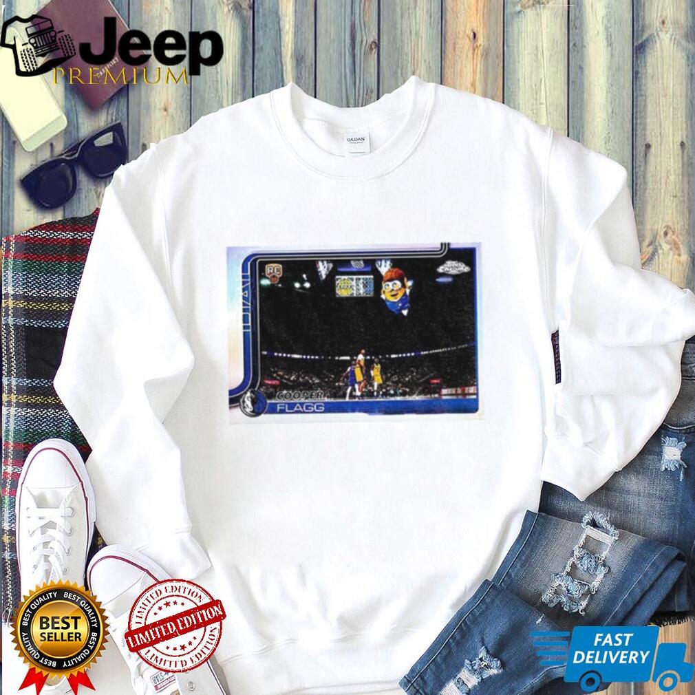 Cooper Flagg Mavericks basketball Topps Chrome Card shirt