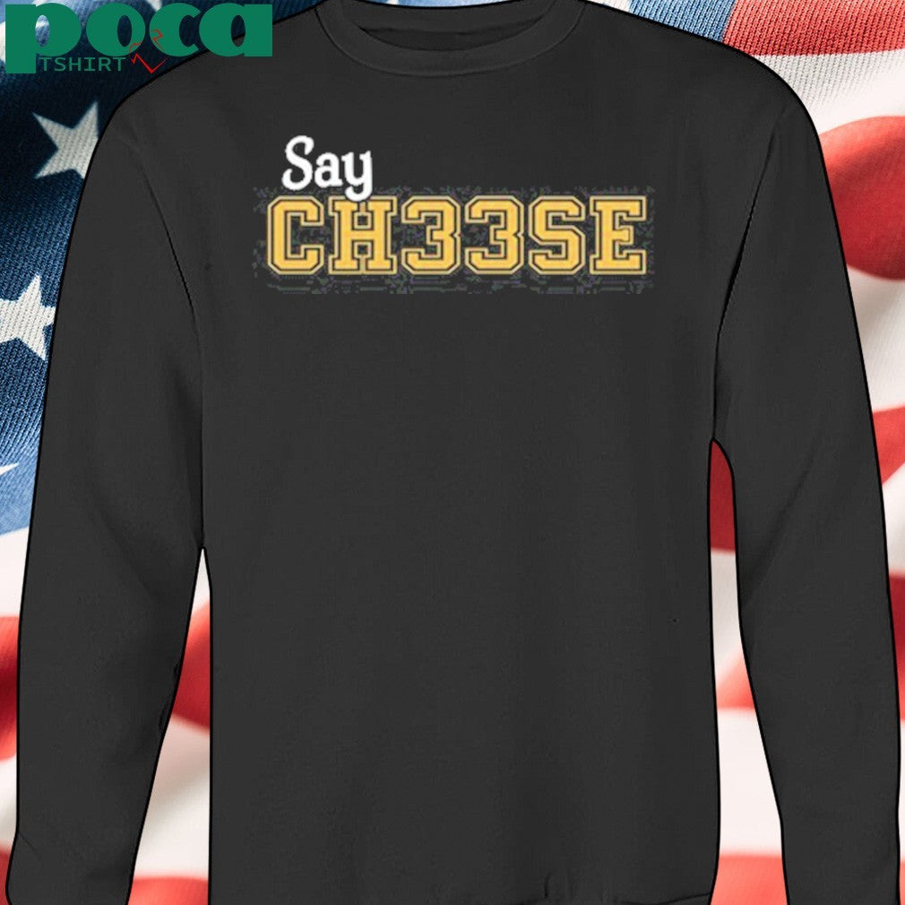 Cooper Sharp Wearing Say Ch33se Shirt