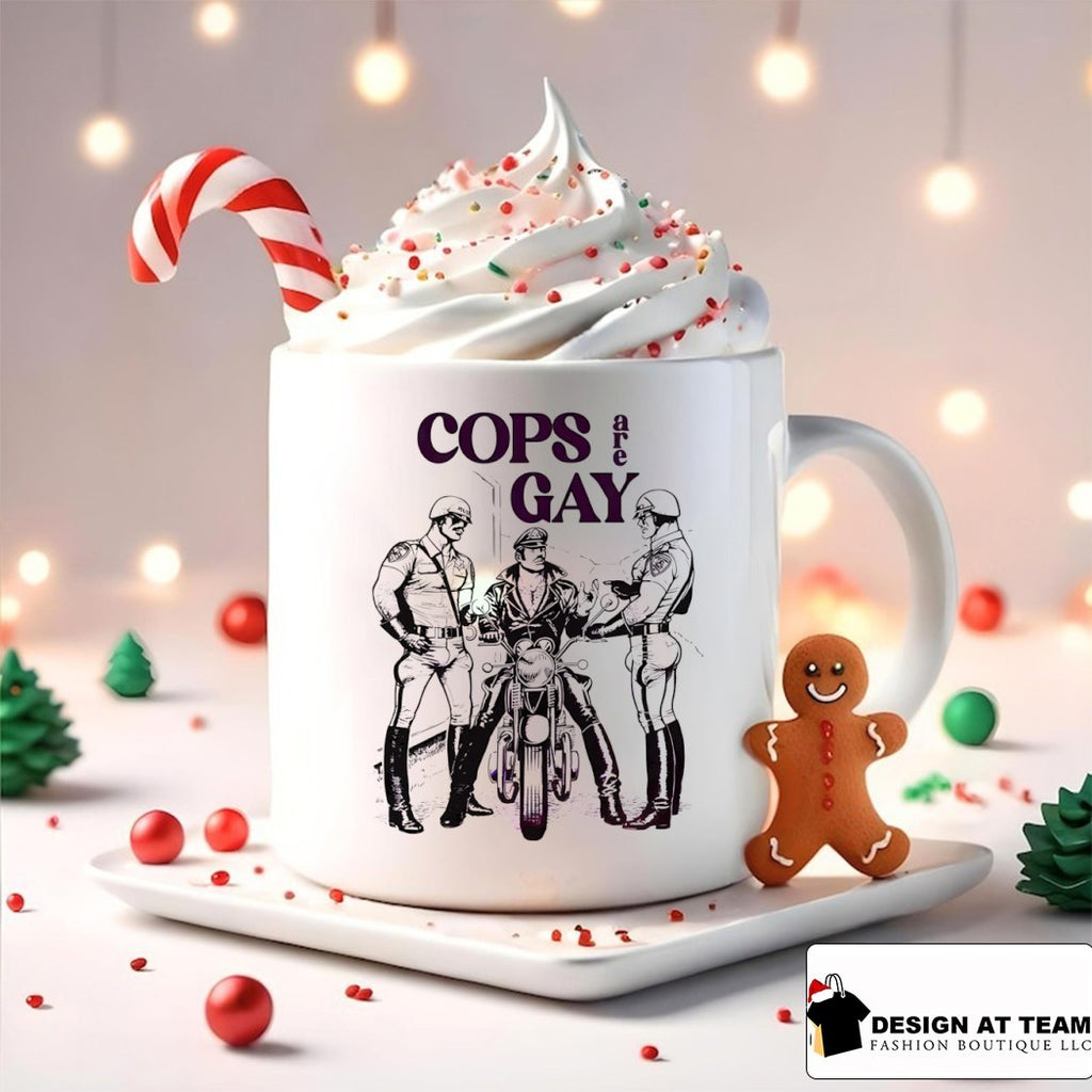 Cops are gay tom of finland graphic LGBT shirt