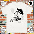 Cowboy boot disco ball sheriff badge blocks Taylor’s story Talor Sherif shirt