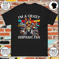 Coyote I’m a Crazy Hispanic Fan San Antonio Spurs Basketball Game Day 2026 shirt