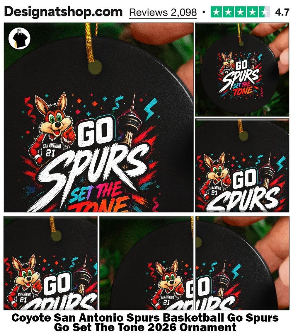 Coyote San Antonio Spurs Basketball Go Spurs Go Set The Tone 2026 shirt