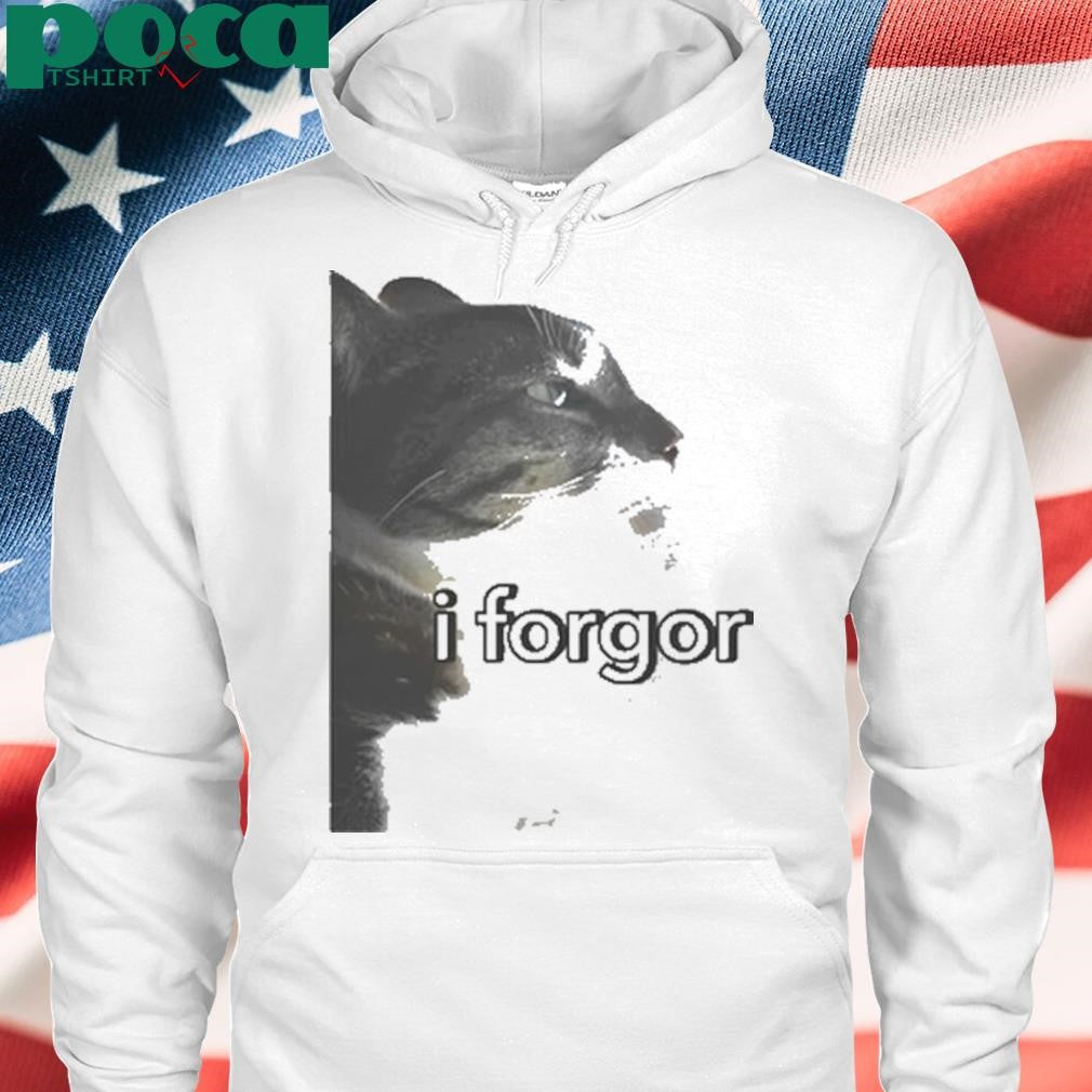 Cringey Tees I Forgor Cat shirt
