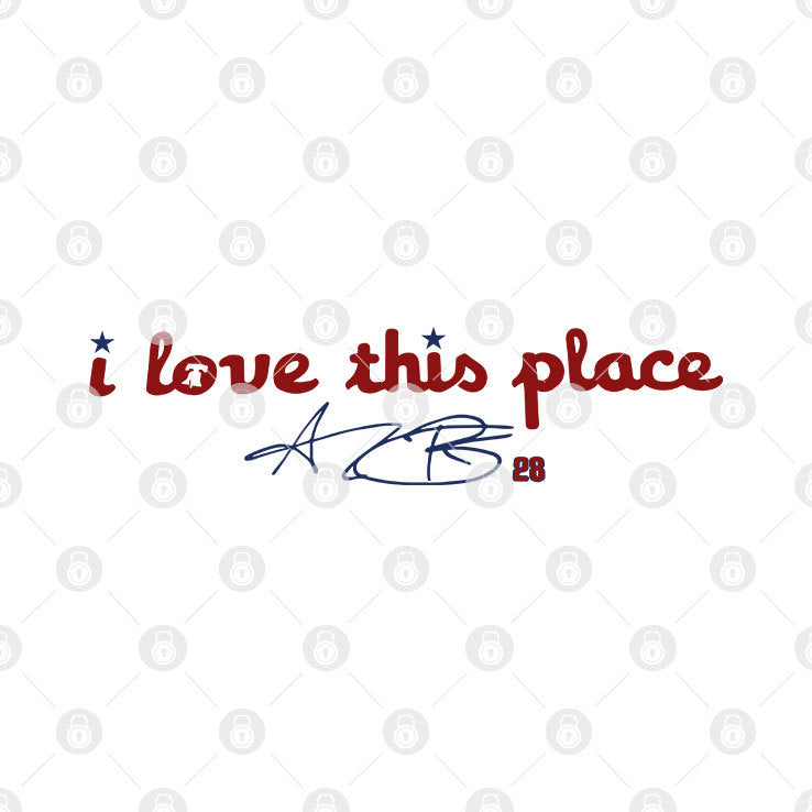 Cristopher Sanchez Alec Bohm I Love This Place T Shirt