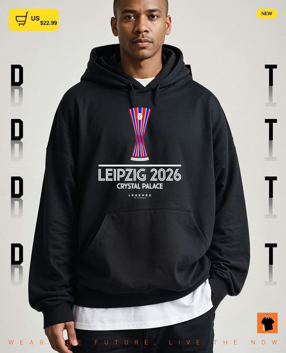 Crystal Palace UEFA Conference League 2026 Leipzig logo shirt