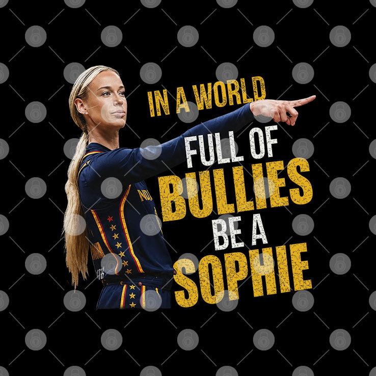 Cunningham Point In A World Full Of Bullies Be A Sophie T Shirt