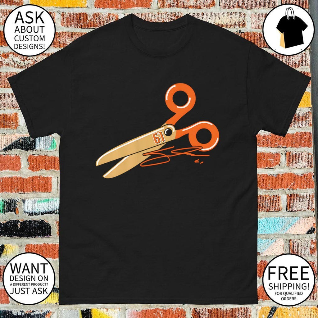 Cutter Gauthier 61 Anaheim Ducks NHL Scissors 2026 signature shirt