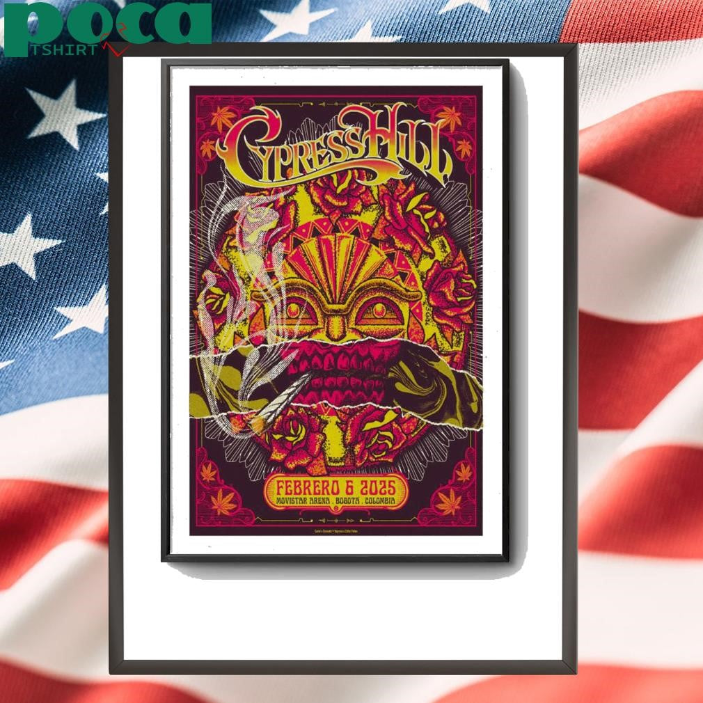 Cypress Hill Feb 6 2025 Movistar Arena Bogota Colombia Poster shirt
