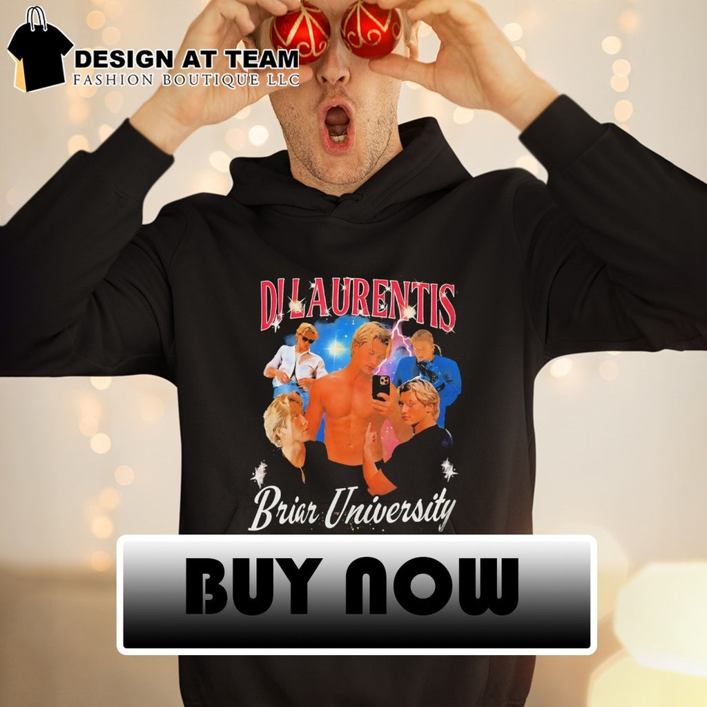 DJ Laurentiis Briar University Hockey graphic 2026 shirt
