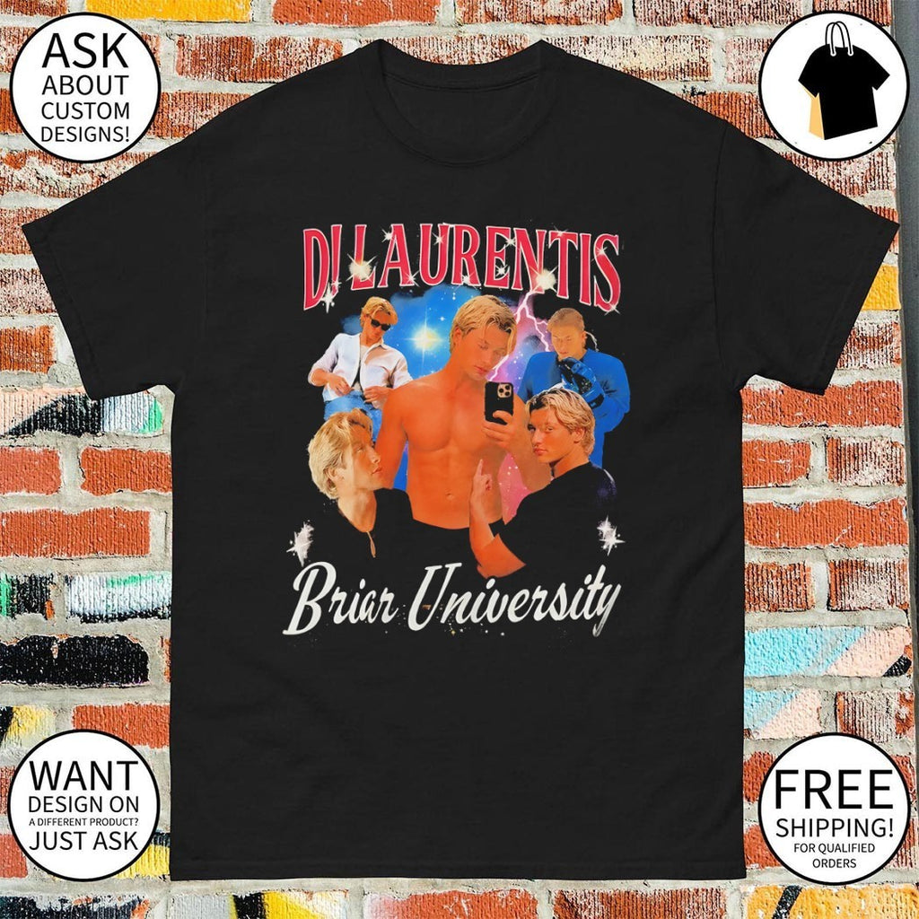 DJ Laurentiis Briar University Hockey graphic 2026 shirt