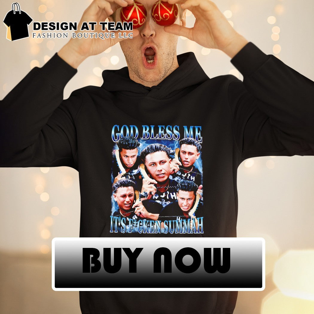 DJ Pauly D God bless me it’s fucken summah graphic shirt