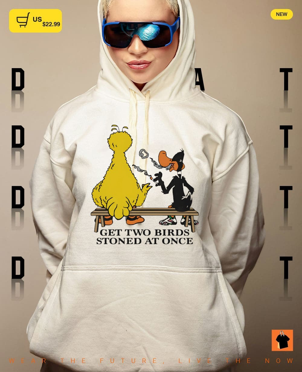 Daffy Duck get two birds stoned at once shirt