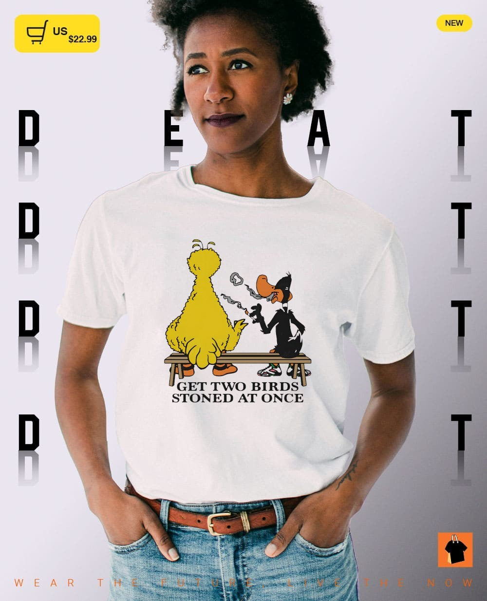 Daffy Duck get two birds stoned at once shirt