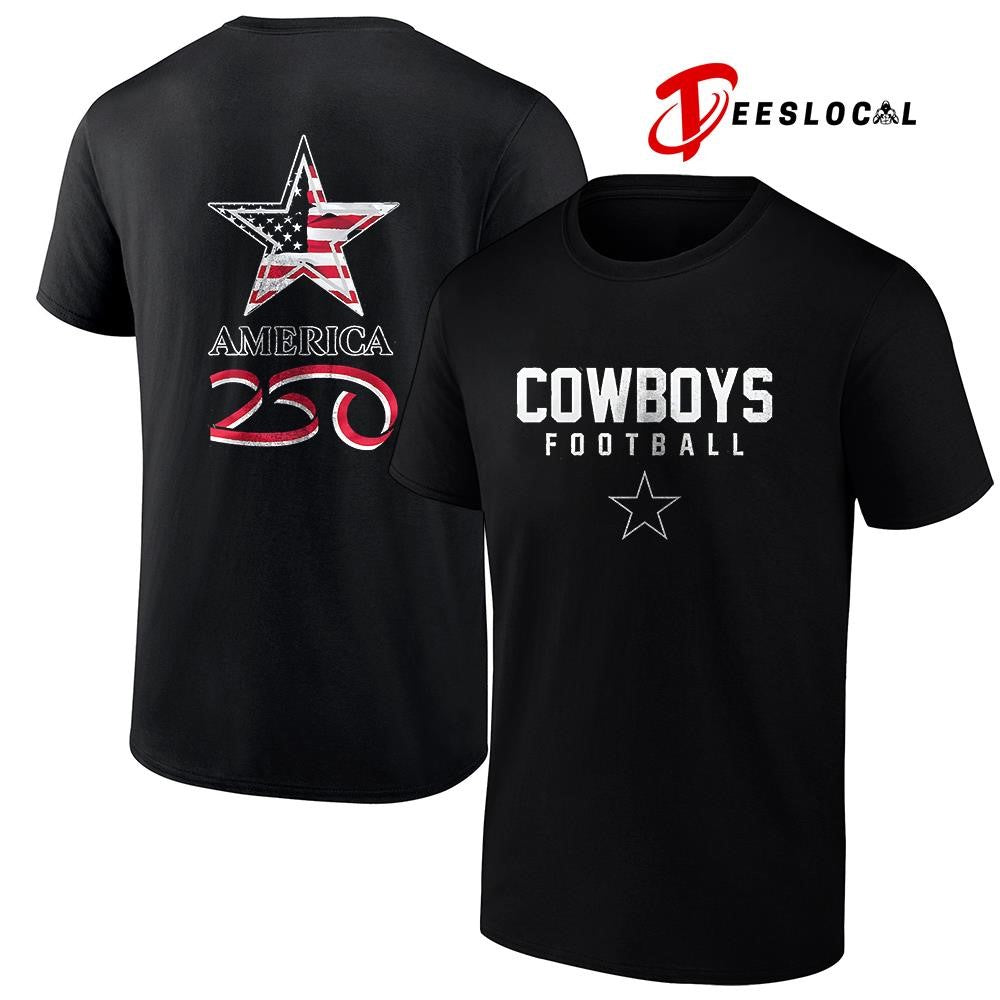 Dallas Cowboys x 250 years of America camo shirt