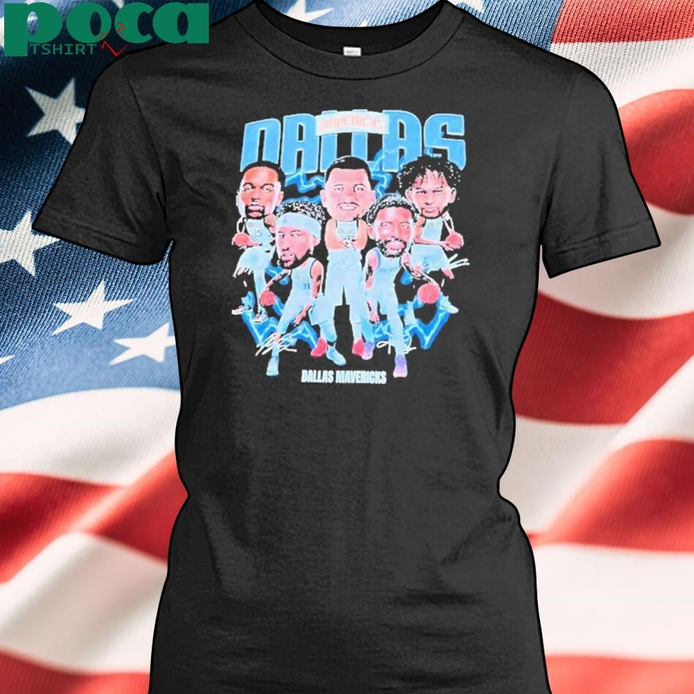 Dallas Mavericks Basketball Legends Signatures Graphic Shirt