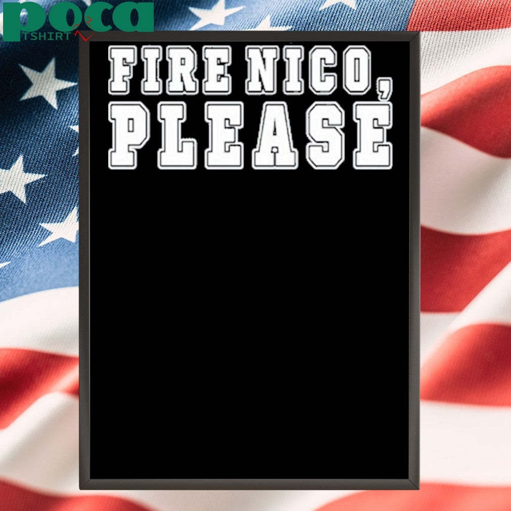 Dallas Stars Fans Wearing Fire Nico Please shirt