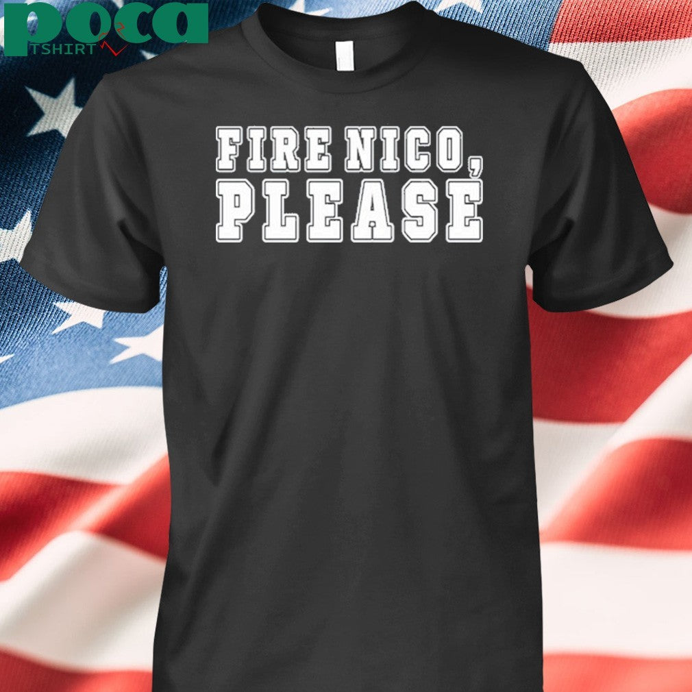 Dallas Stars Fans Wearing Fire Nico Please shirt