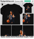 Daniss Jenkins Detroit Basketball Graphic shirt