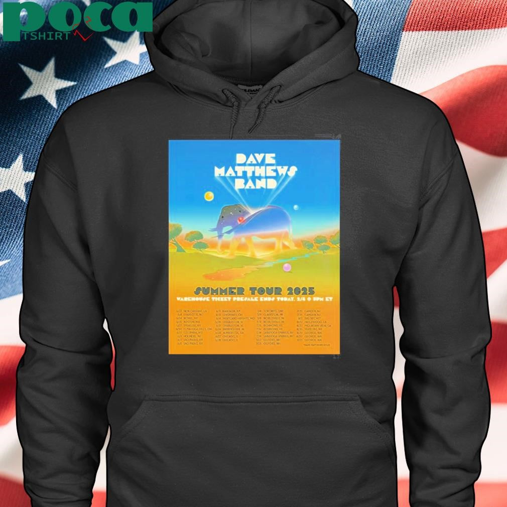 Dave Matthews Band Summer Tour 2025 North America shirt
