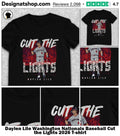 Daylen Lile Washington Nationals Baseball Cut the Lights 2026 shirt