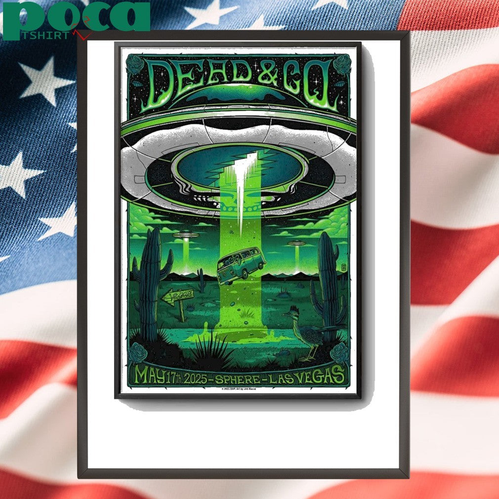 Dead & Company 05 17 2025 Sphere Las Vegas, NV Event Poster shirt