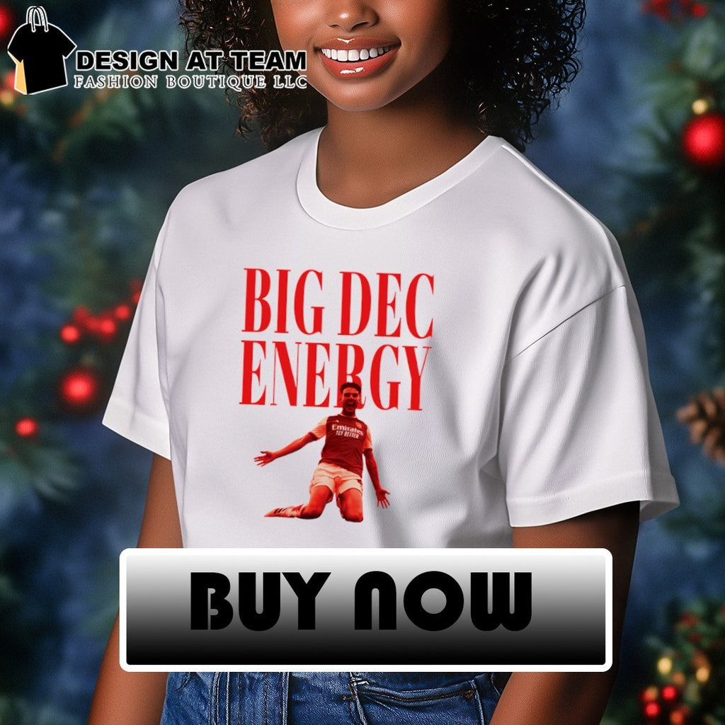 Declan Rice Big Dec Energy Arsenal FC shirt