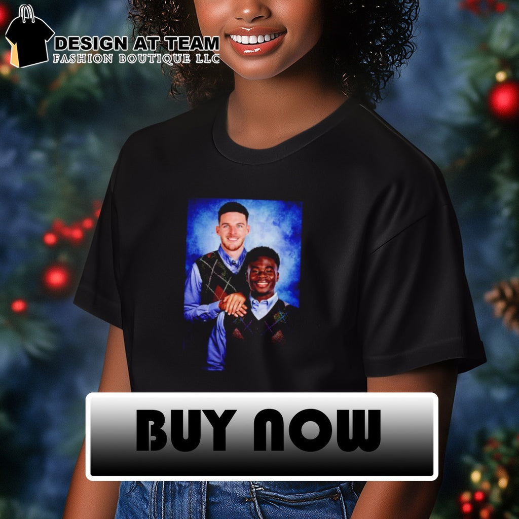 Declan Rice Bukayo Saka Step Brothers Arsenal England shirt