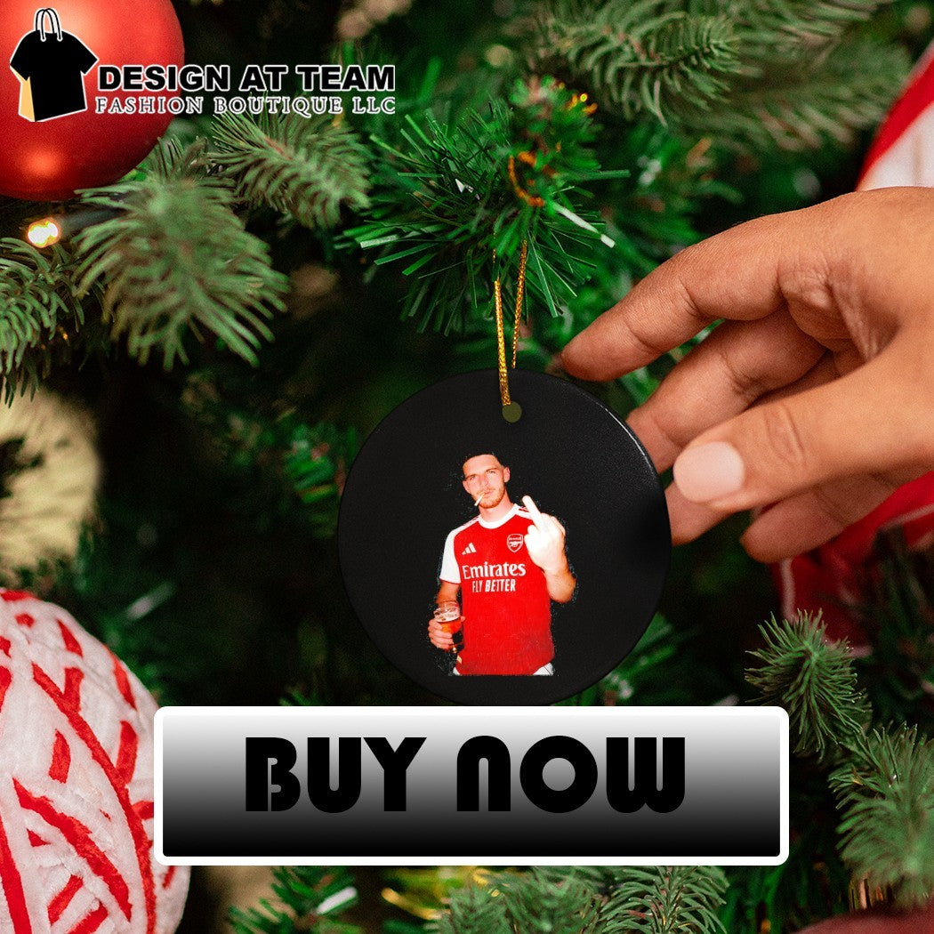 Declan Rice middle finger smoking Arsenal FC 2026 shirt