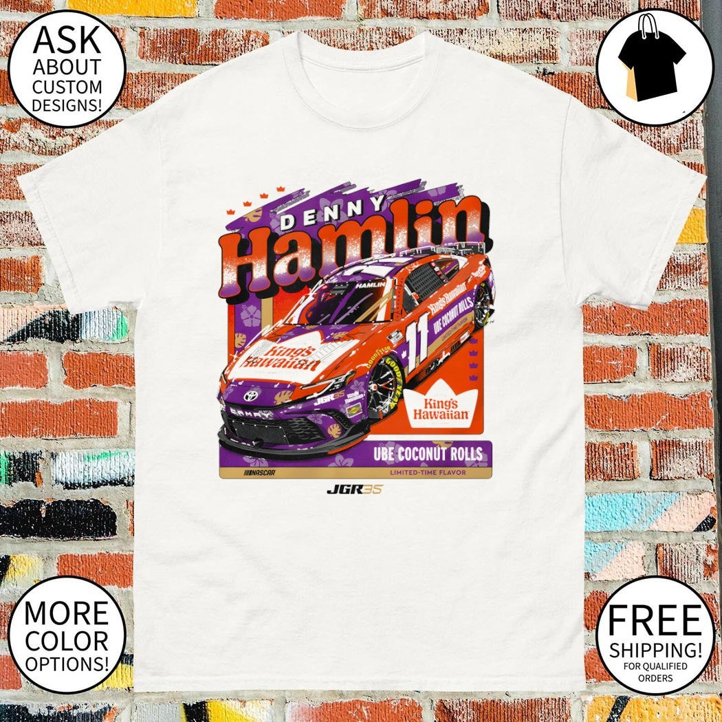 Denny Hamlin Nascar Toyota Camry King’s Hawaiian Ube Coconut Rolls shirt