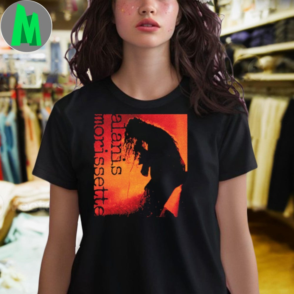 Design Alanis Orange Silhouette Shirt