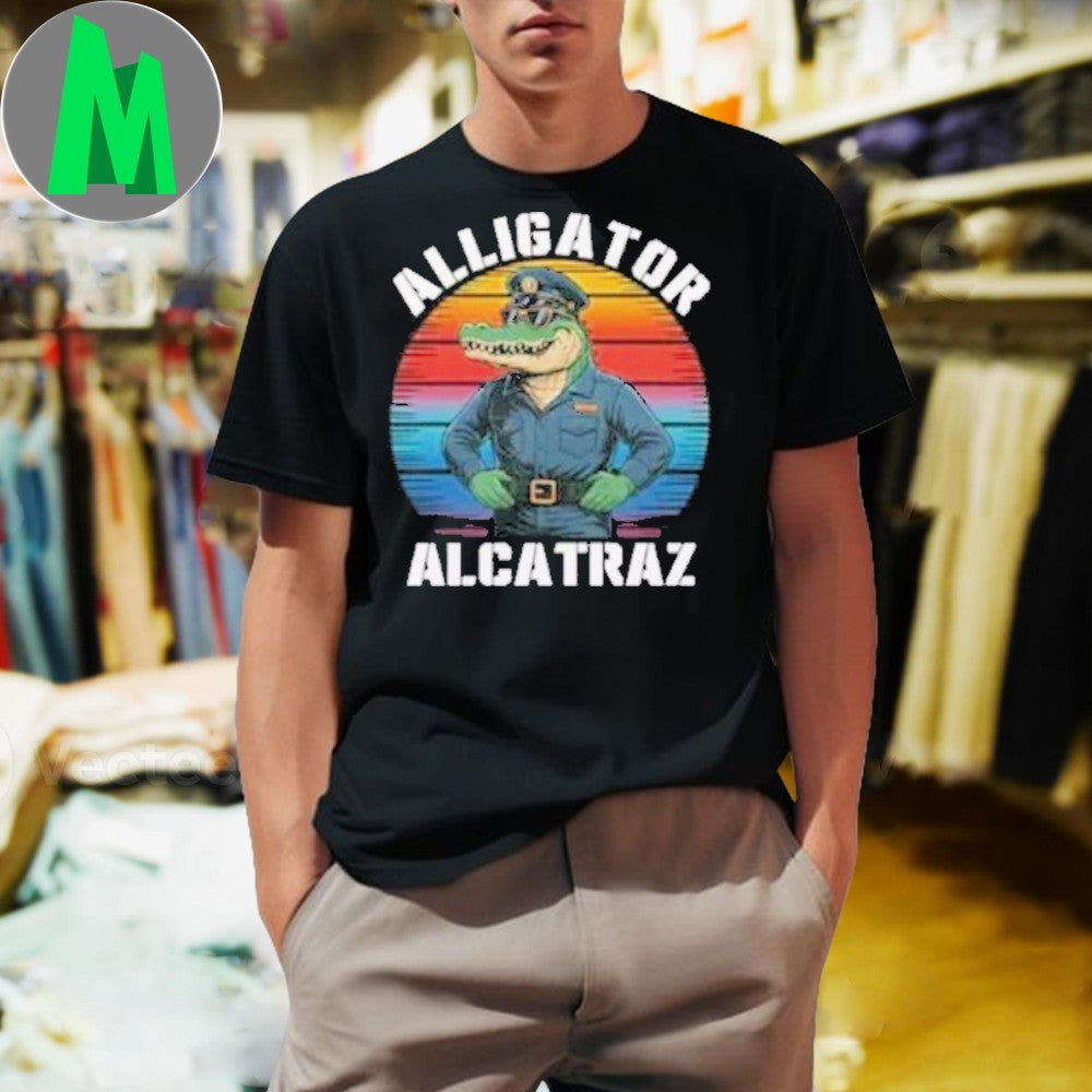 Design Alcatraz Police Alligator Alligator Alcatraz Shirt