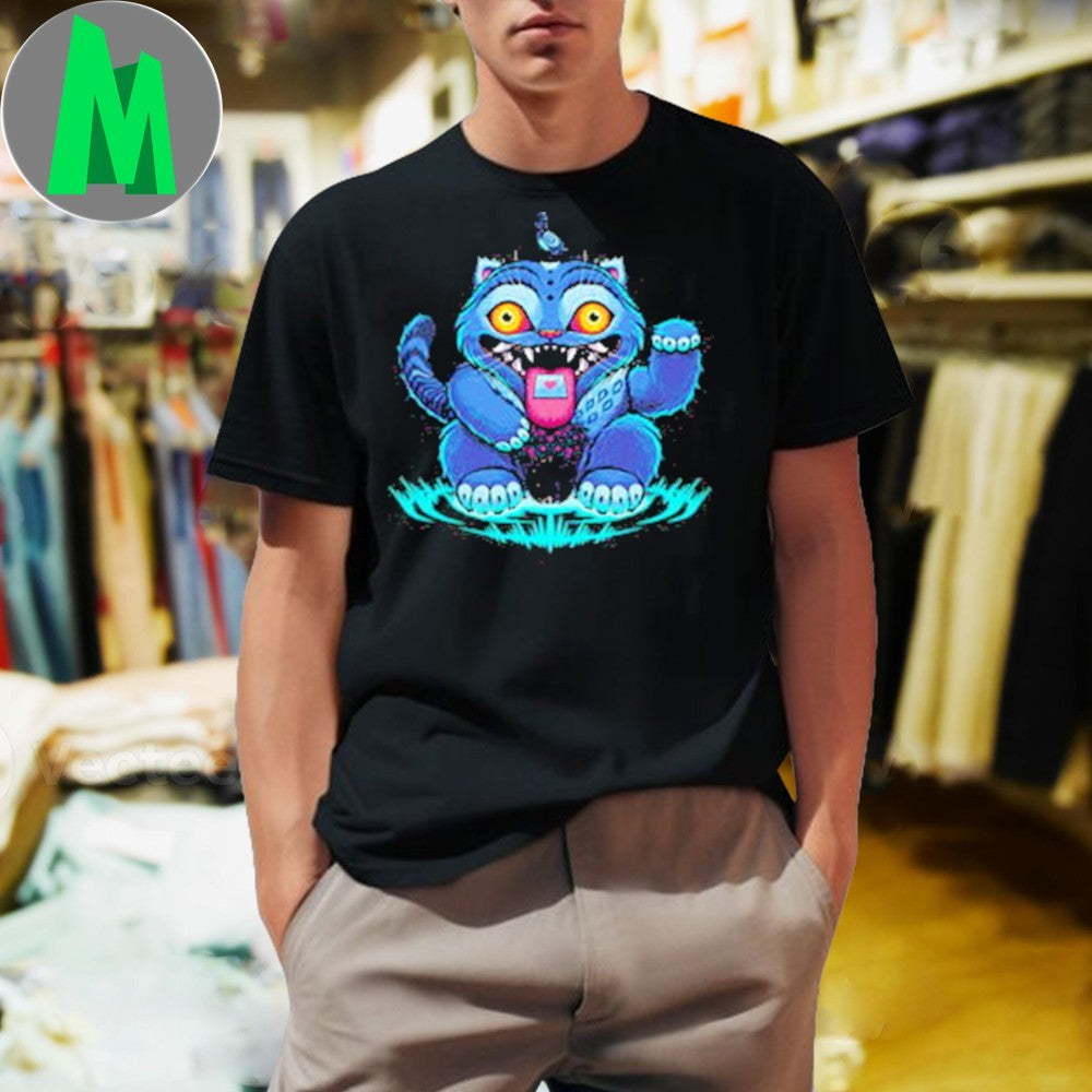 Design Blue Derpy Money Tiger Shirt