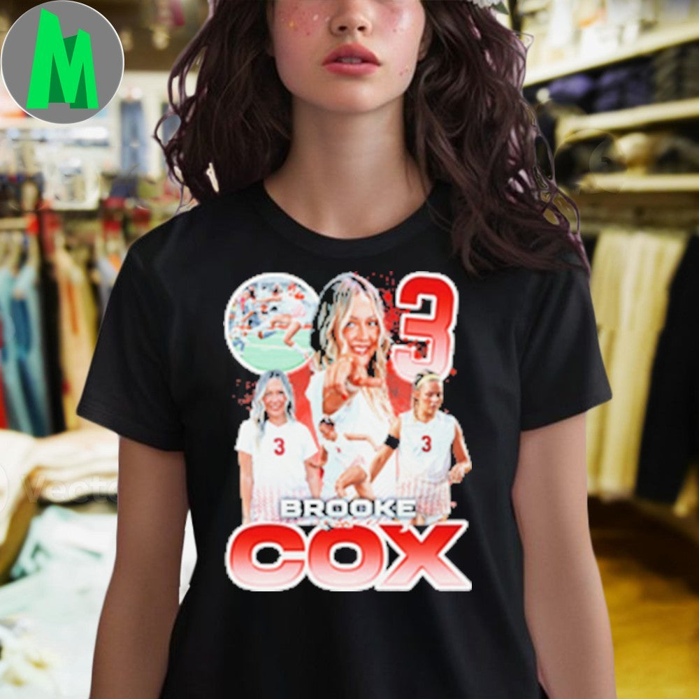 Design Brooke Cox #3 Soccer Player Graphic T-Shirt