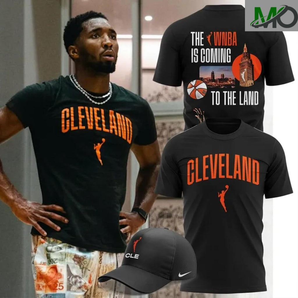Design Cleveland WNBA Expansion Coming To The Land Basketball Fan Two Sided T-Shirt